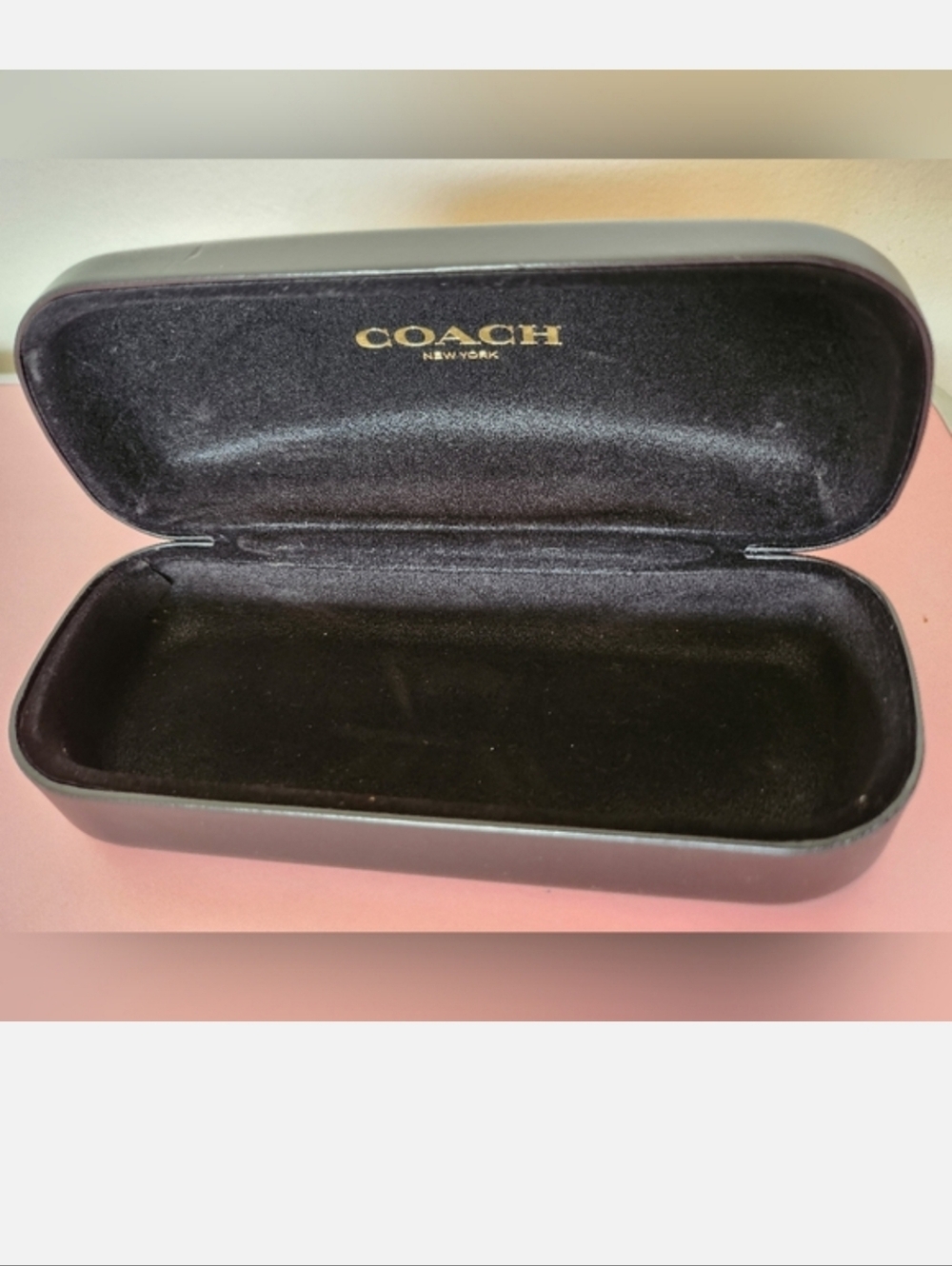 Coach Black Hard Clamshell Glasses/Sunglasses Case